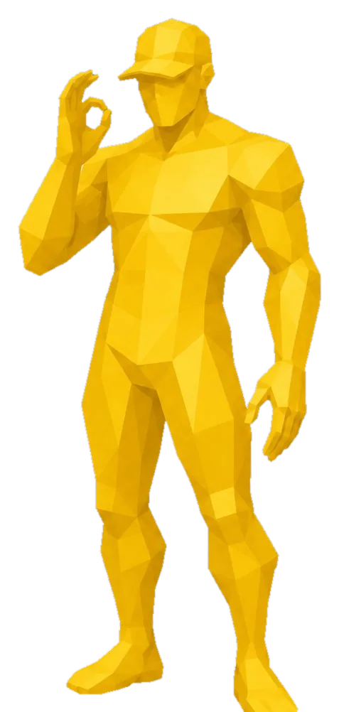 Run Punch yellow mascot